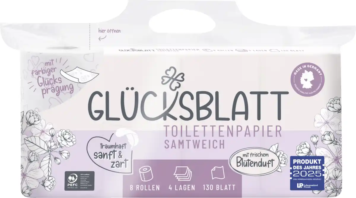 Bild 1 von Glücksblatt Toilettenpapier mit Duft