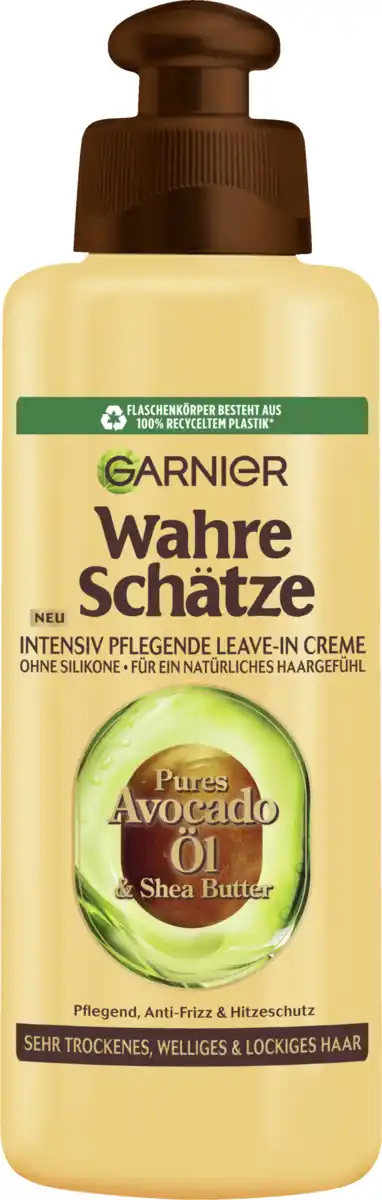 Bild 1 von Garnier Wahre Schätze Intensiv Pflegende Leave-In Creme, 200 ml