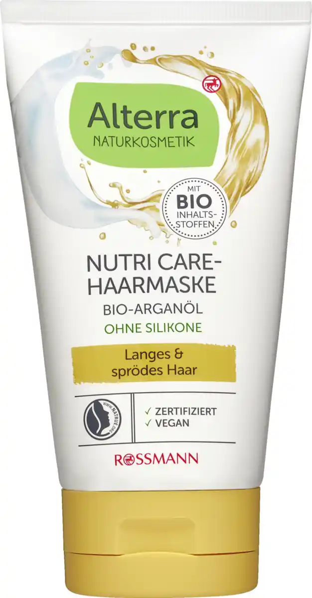 Bild 1 von Alterra NATURKOSMETIK Nutri Care-Haarmaske Bio-Arganöl, 150 ml