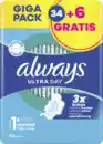 Bild 1 von Always Ultra Day Binden Normal mit Flügeln Gr. 1 Gigapack