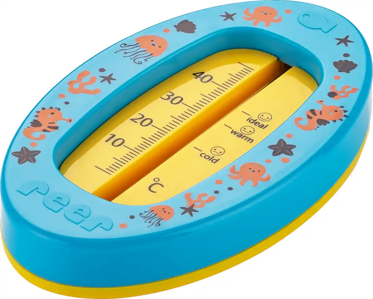 Bild 1 von reer Badethermometer oval, blau