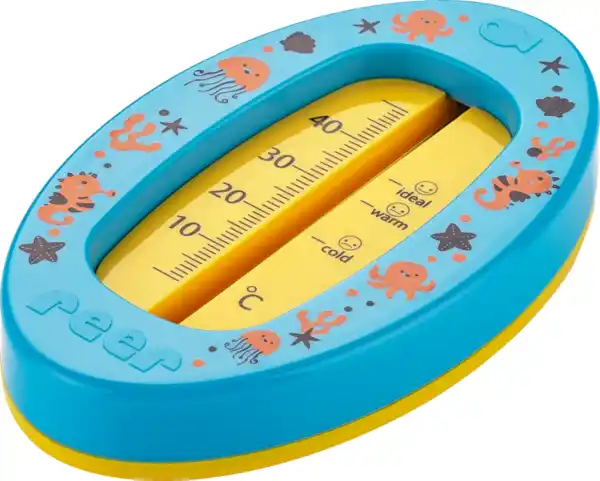 Bild 1 von reer Badethermometer oval, blau