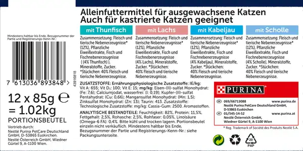 Bild 2 von Felix So gut wie es aussieht Geschmacksvielfalt aus dem Wasser in Gelee Multipack, 1.020 g