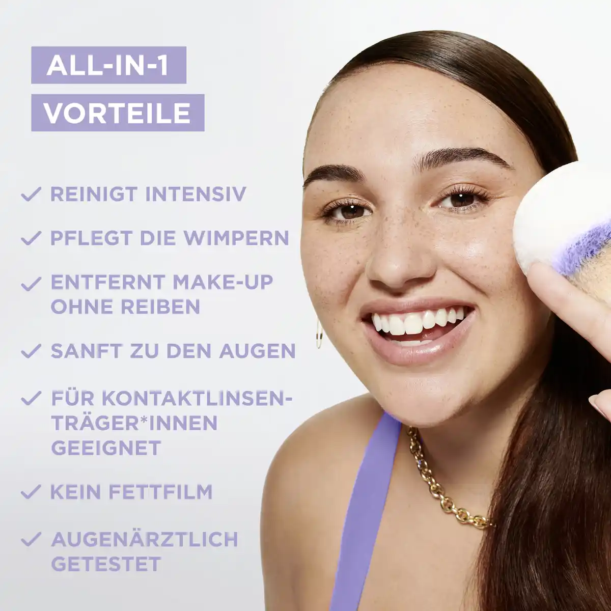 Bild 3 von Garnier SkinActive Mizellen Reinigungswasser All-in-1 Empfindliche Augen & Haut, 400 ml