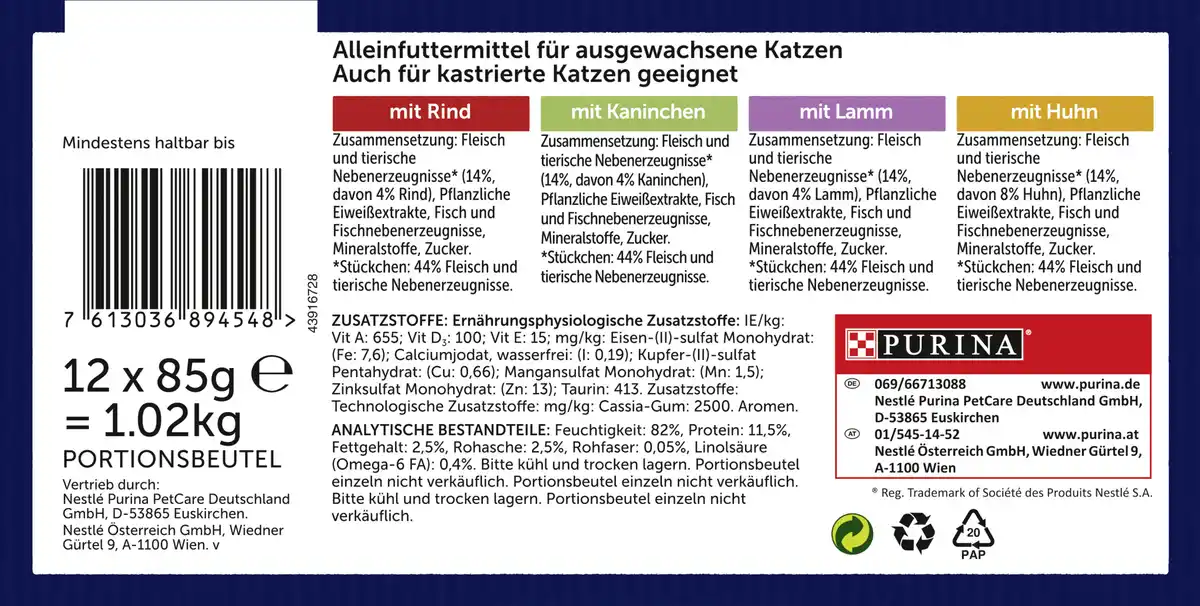Bild 2 von Felix So gut wie es aussieht Geschmacksvielfalt vom Land in Gelee Multipack, 1.020 g