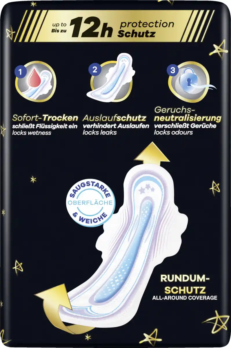 Bild 2 von Always Ultra Secure Night Extra Binden mit Flügeln Gr. 5 Gigapack