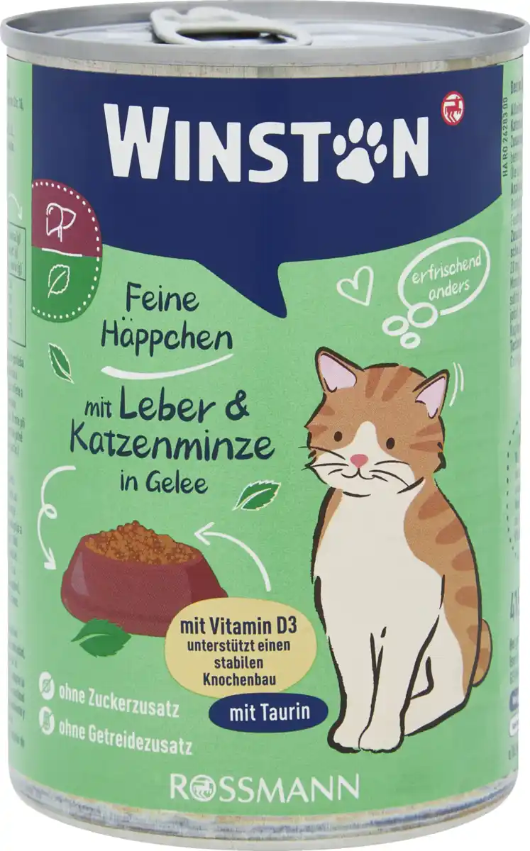 Bild 1 von Winston Menü mit Leber und Katzenminze, 400 g
