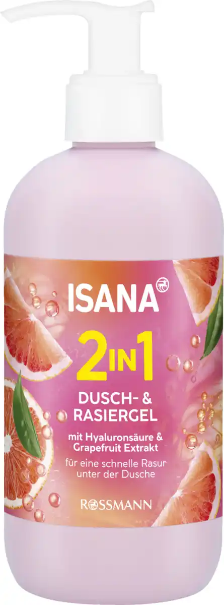 Bild 1 von ISANA 2in1 Dusch- und Rasiergel, 300 ml