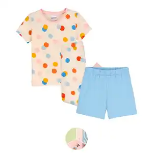 LILY & DAN Kinder-/Kleinkinder-Pyjama 3-tlg Mädchen