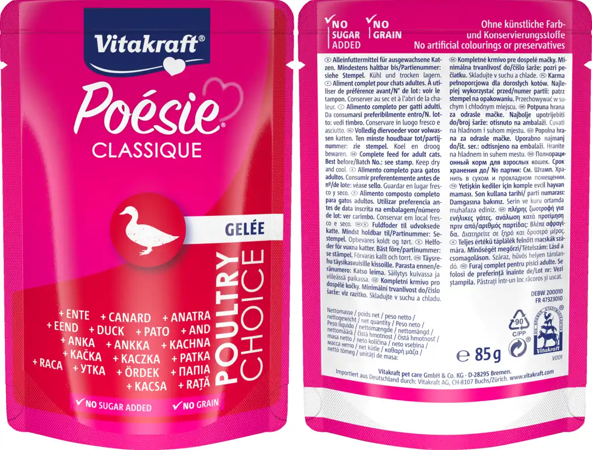Bild 4 von Vitakraft Poésie Classique in Gelée Multipack, 1.020 g