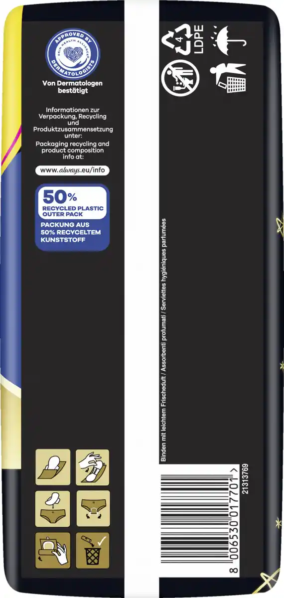 Bild 1 von Always Ultra Secure Night Extra Binden mit Flügeln Gr. 5 Gigapack