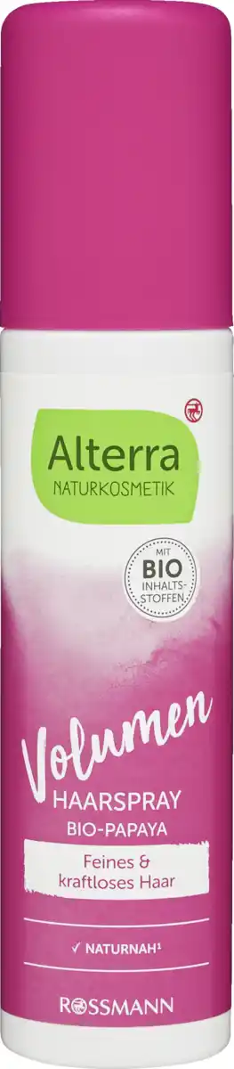 Bild 1 von Alterra NATURKOSMETIK Volumen-Haarspray Bio-Papaya, 250 ml