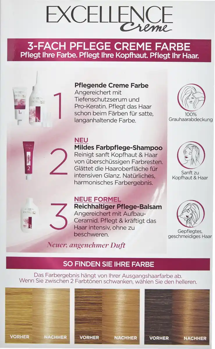 Bild 4 von L’Oréal Paris Excellence Crème Coloration 8 Blond