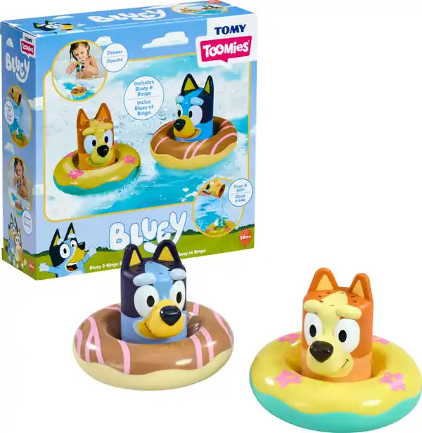 Bild 4 von TOMY Bluey Badeinsel, 2er Pack