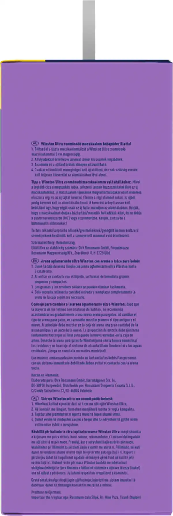 Bild 3 von Winston Ultra Klumpstreu mit Babypuder-Duft, 8 L