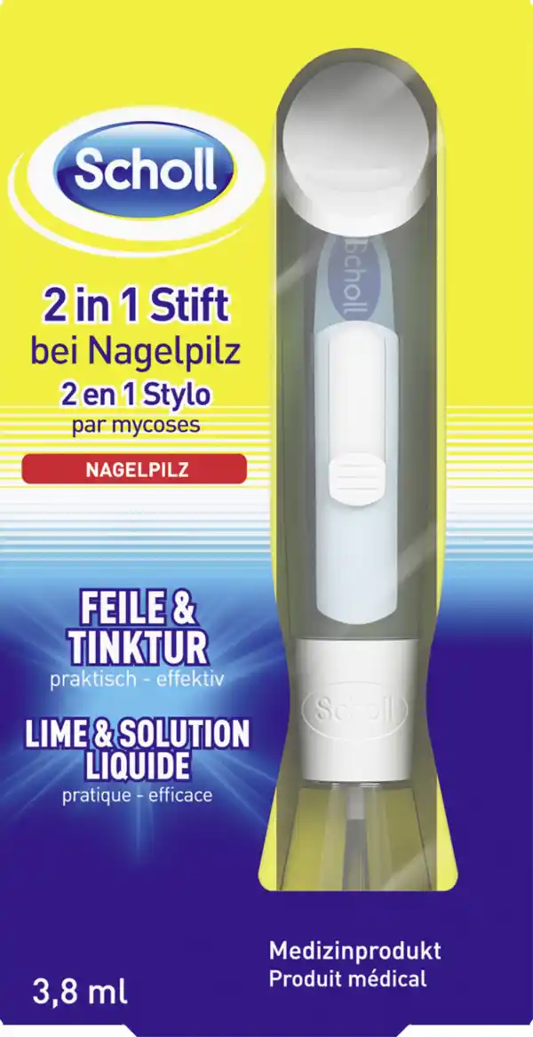 Bild 1 von Scholl 2in1 Stift bei Nagelpilz, 3,8 ml