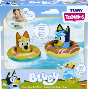 TOMY Bluey Badeinsel, 2er Pack