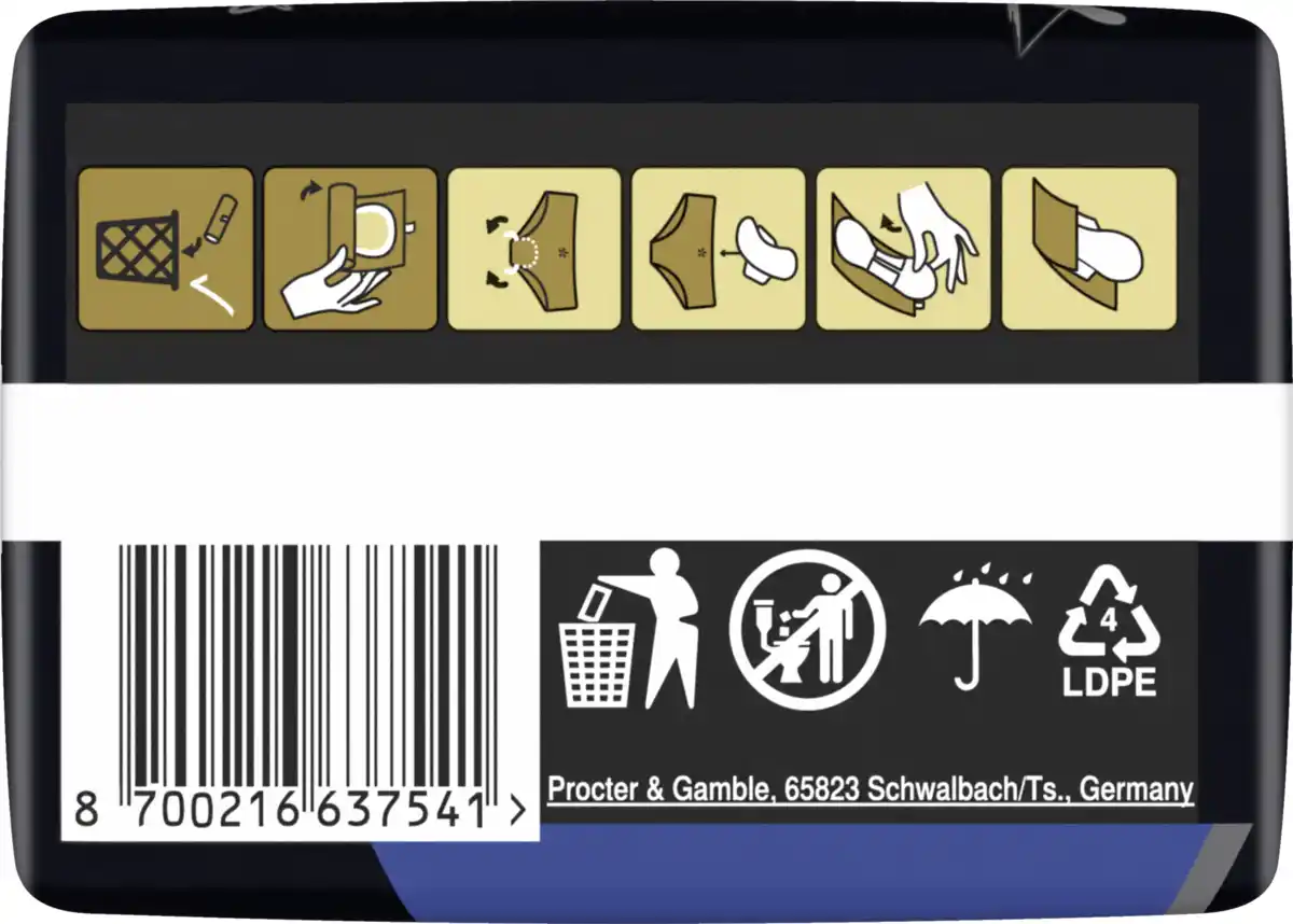 Bild 2 von Always Ultra Secure Night Binden mit Flügeln