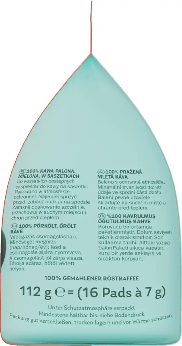 Bild 2 von LAUDATIO KAFFEEGENUSS Kaffeepads Caffe Crema, 112 g