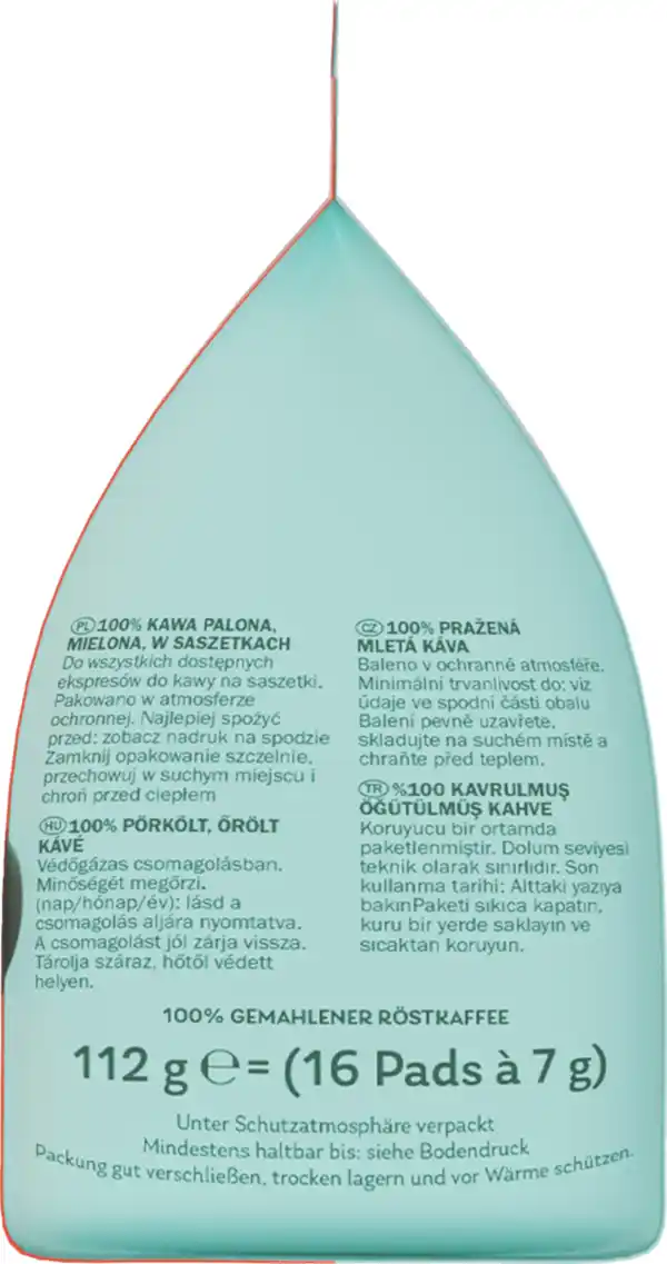 Bild 2 von LAUDATIO KAFFEEGENUSS Kaffeepads Caffe Crema, 112 g