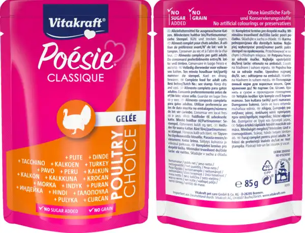 Bild 3 von Vitakraft Poésie Classique in Gelée Multipack, 1.020 g