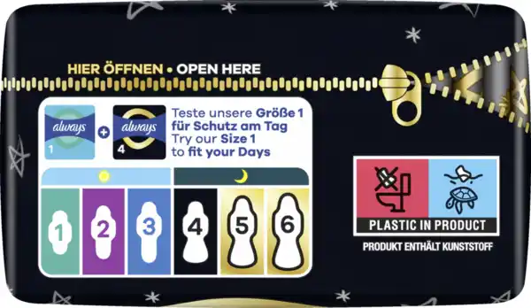 Bild 4 von Always Ultra Secure Night Binden mit Flügeln Gr. 4 BigPack