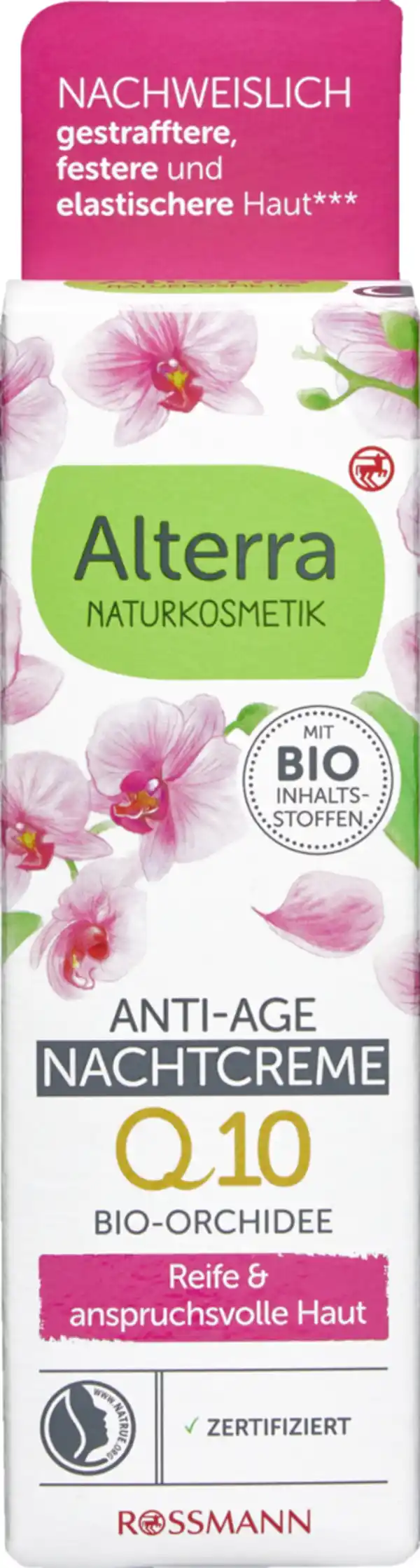 Bild 1 von Alterra NATURKOSMETIK Anti-Age Nachtcreme Orchidee, 50 ml