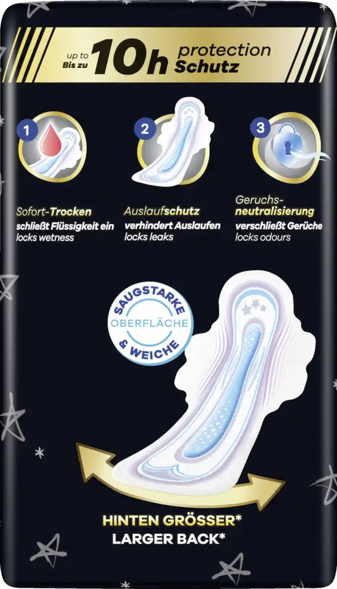 Bild 3 von Always Ultra Secure Night Binden mit Flügeln Gr. 4 BigPack