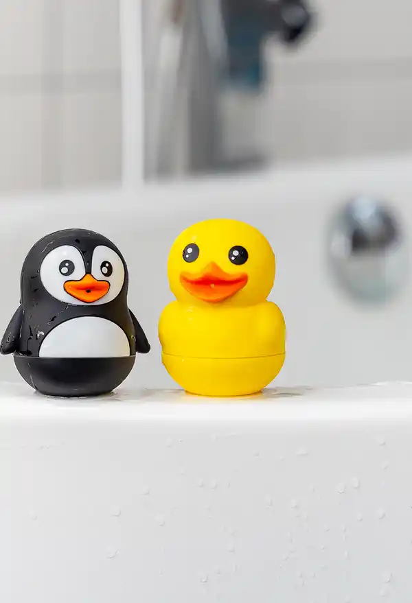 Bild 2 von reer MyHappyBath Toys Badetiere Ente & Pinguin