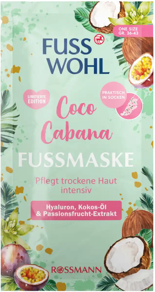 Bild 1 von FUSSWOHL Fußmaske Coco Cabana
