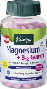 Kneipp Magnesium + B12 Gummi, 216 g