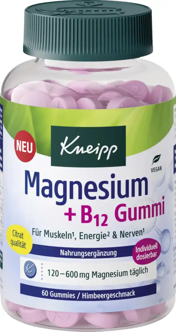 Bild 1 von Kneipp Magnesium + B12 Gummi, 216 g