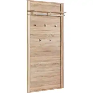 Mid.you Garderobenpaneel, Eiche, Holzwerkstoff, 90x196x27 cm, Hutablage, Kleiderstange, Garderobe, Garderobenpaneele, Garderobenpaneele