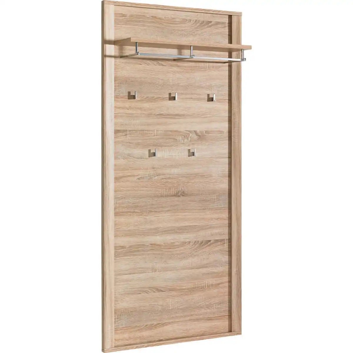 Bild 1 von Mid.you Garderobenpaneel, Eiche, Holzwerkstoff, 90x196x27 cm, Hutablage, Kleiderstange, Garderobe, Garderobenpaneele, Garderobenpaneele