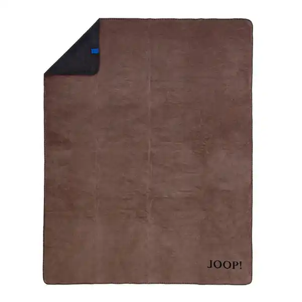 Bild 1 von Joop! Wohndecke Uni Doubleface, Anthrazit, Taupe, Textil, Uni, 150x200 cm, Textiles Vertrauen - Oeko-Tex®, Made in Germany, Kettelrand, Double face, Wohntextilien, Decken, Kuscheldecken