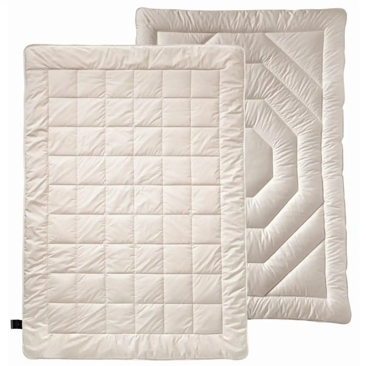 Bild 1 von Billerbeck Vierjahreszeitendecke Concerto Duett, Weiß, Textil, 155x220 cm, antibakteriell, Schlaftextilien, Bettdecken, 4 Jahreszeiten Bettdecken