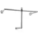 Bild 1 von Zack Wandgarderobe, Edelstahl, Metall, 67x36x30 cm, Kleiderstange, Garderobe, Garderobenleisten & Garderobenhaken