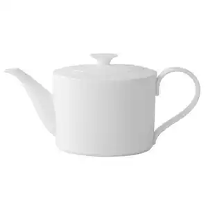 Villeroy & Boch Teekanne Modern Grace, Weiß, Keramik, 1,2 L, Kaffee & Tee, Kannen, Teekannen