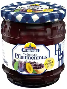 MÜHLHÄUSER Thüringer Pflaumenmus, 450-g-Glas