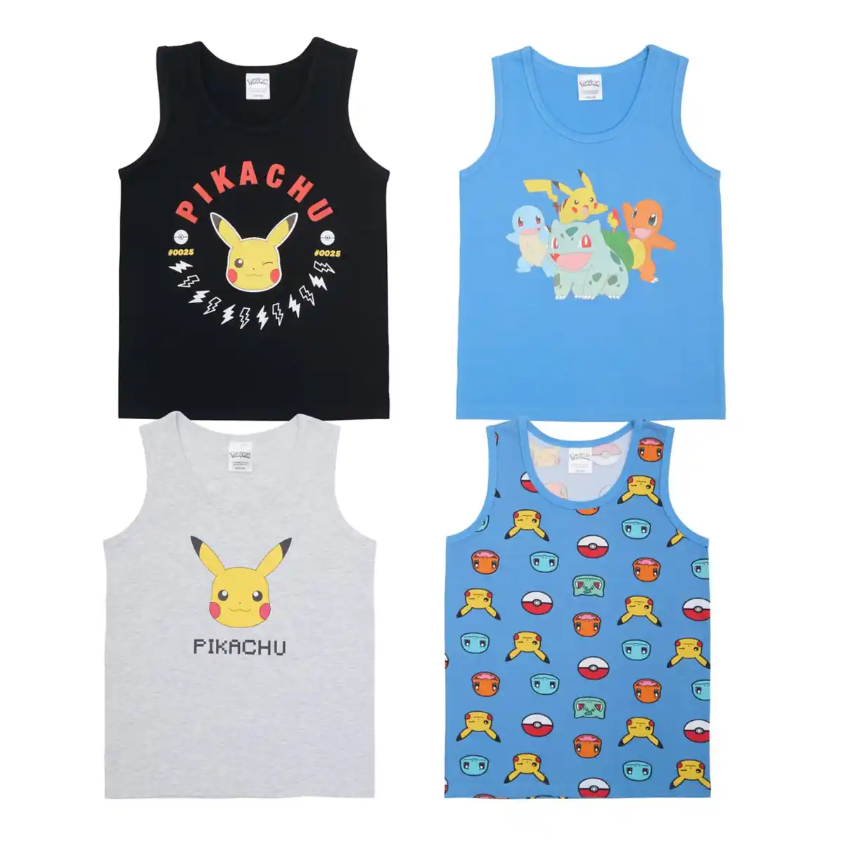 Bild 1 von Kinder-Unterhemden »Pokémon«, 2-St.-Packg.