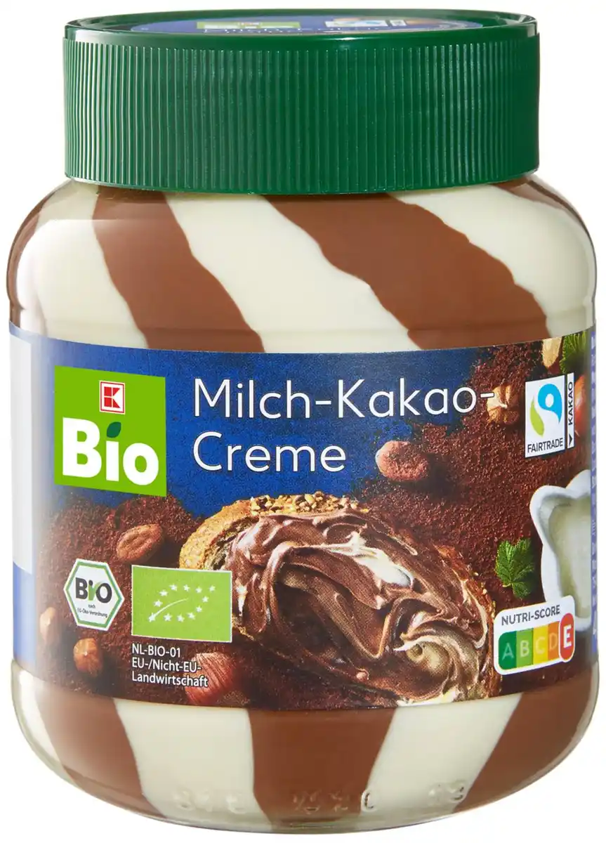 Bild 1 von K-BIO Bio-Milch-Kakao-Creme, 400-g-Glas
