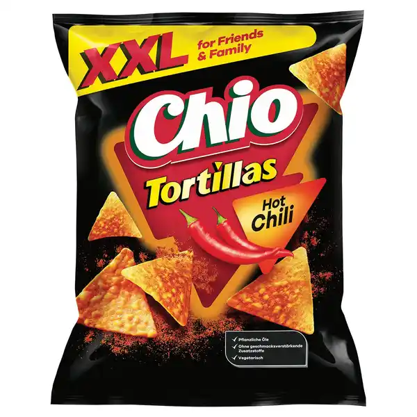 Bild 1 von CHIO Tortillas XXL 200 g, Hot Chili