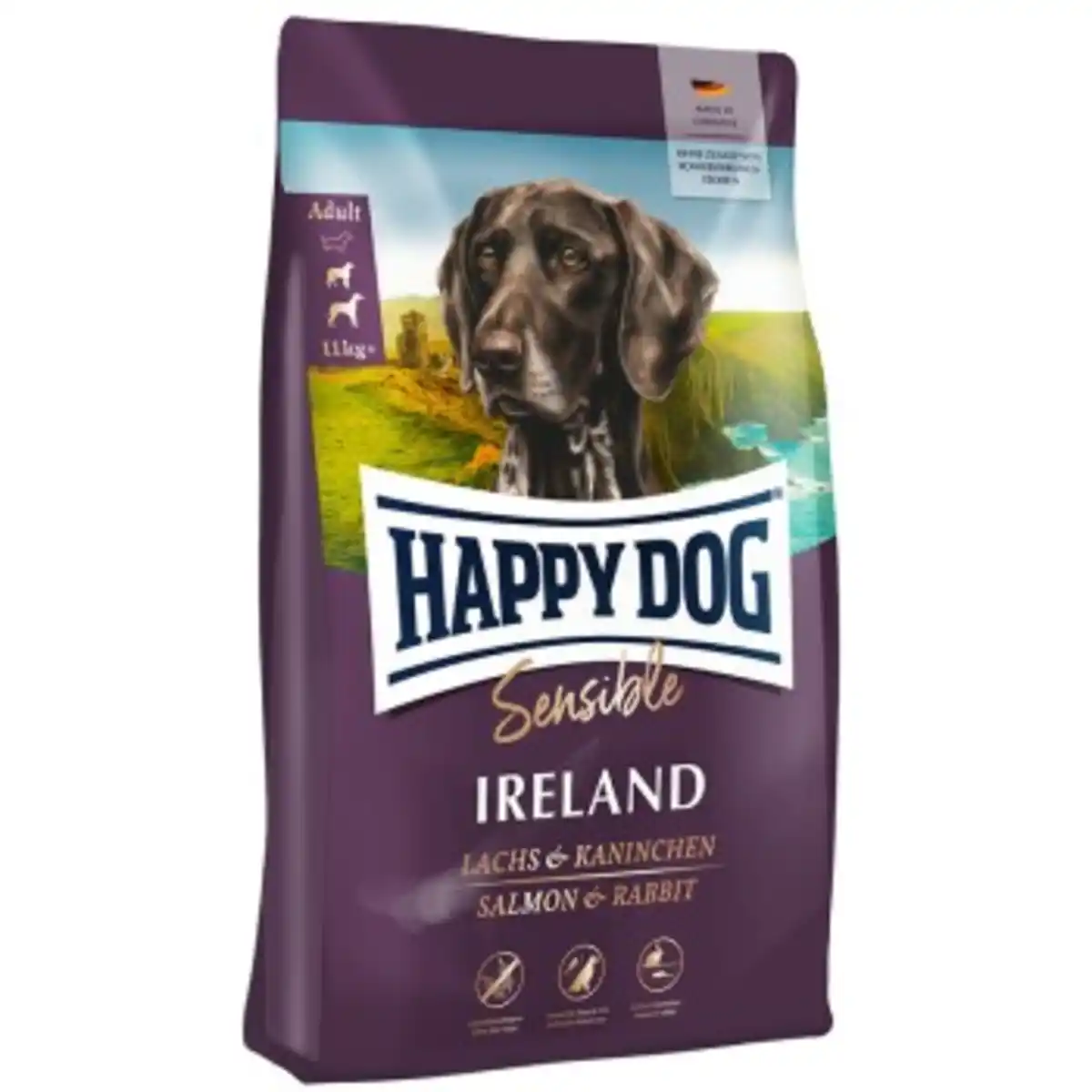 Bild 1 von HAPPY DOG Sensible Trockenfutter Hund Adult, Irland 4 kg