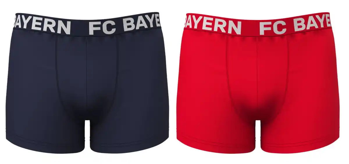 Bild 1 von Retroshorts »FC Bayern München«, 2-St.-Packg.