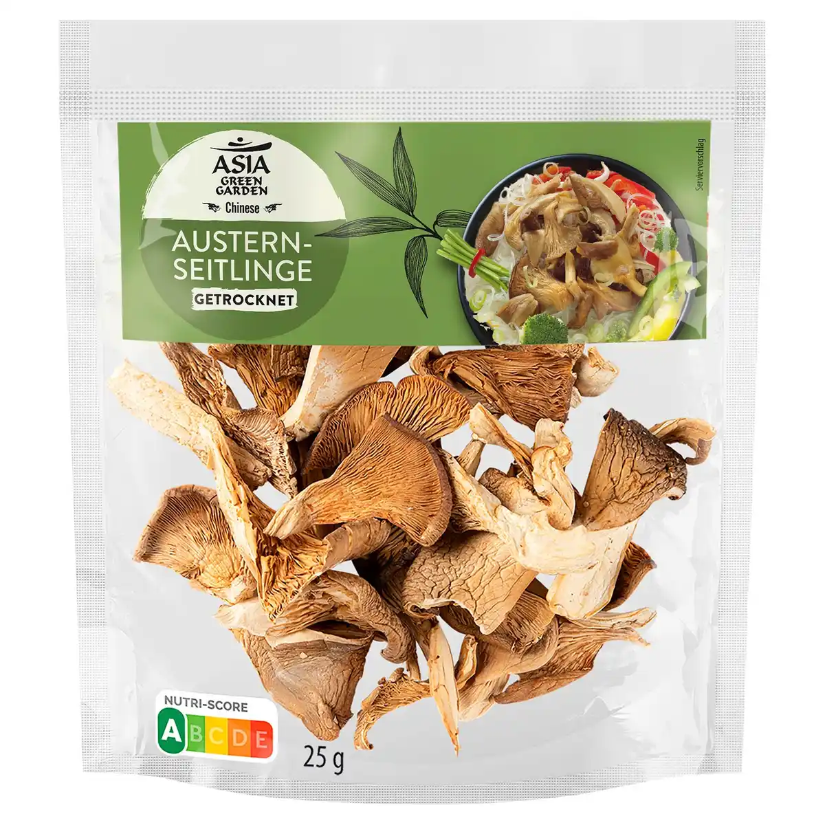 Bild 1 von ASIA GREEN GARDEN Pilze getrocknet 25 g, Austernpilze