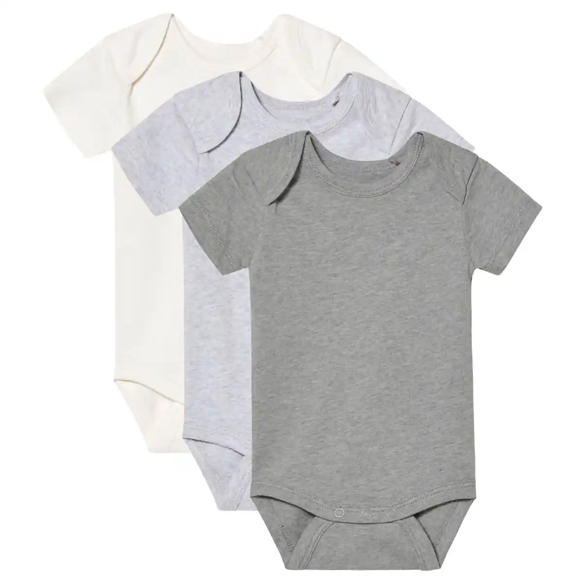 Bild 1 von KUNIBOO® Baby-Bodys, 3-St.-Packg.