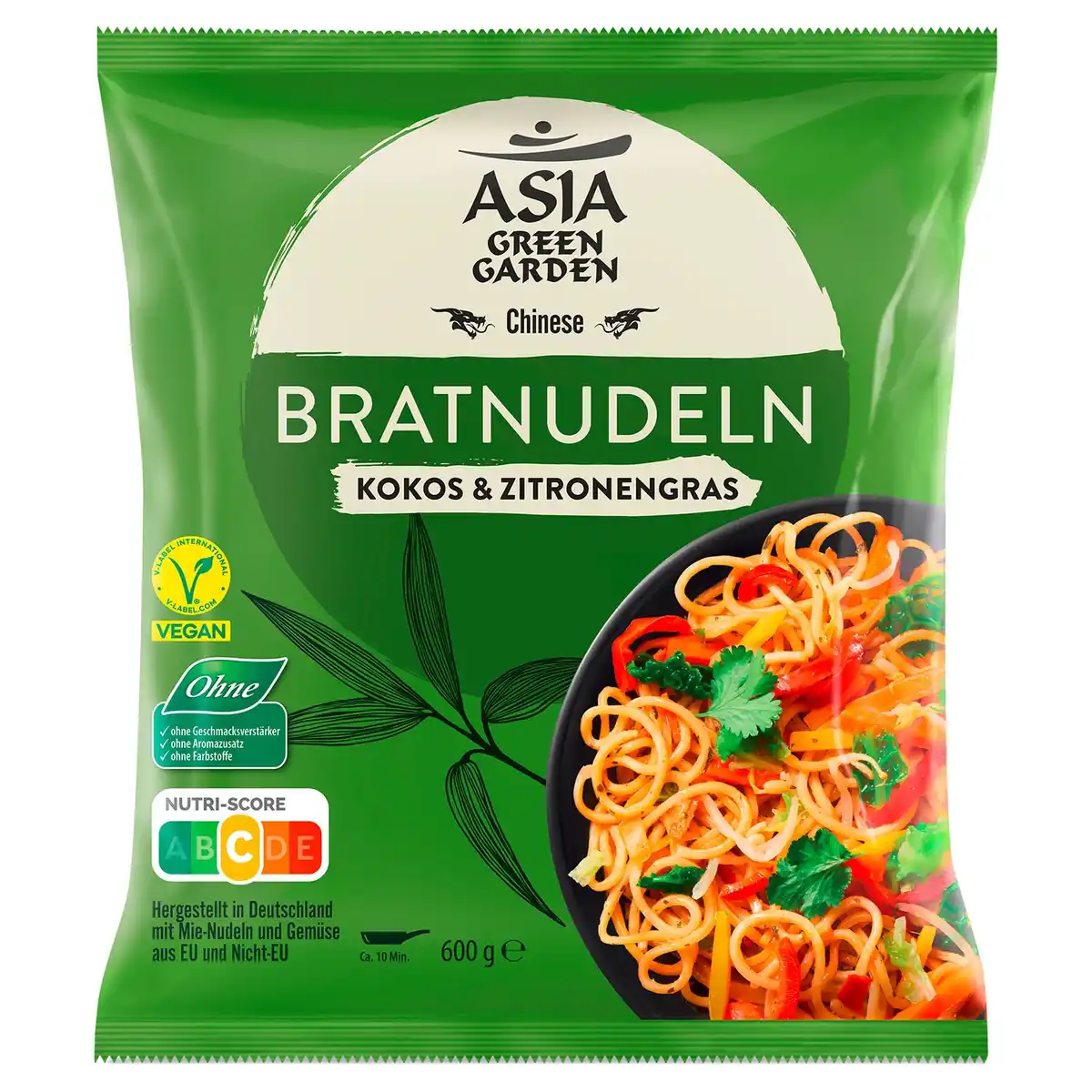 Bild 1 von ASIA GREEN GARDEN Asia Bratnudeln 600 g, Kokos Zitronengras