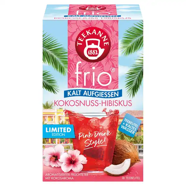 Bild 1 von TEEKANNE Frio Tee 45 g, Kokos-Hibiskus