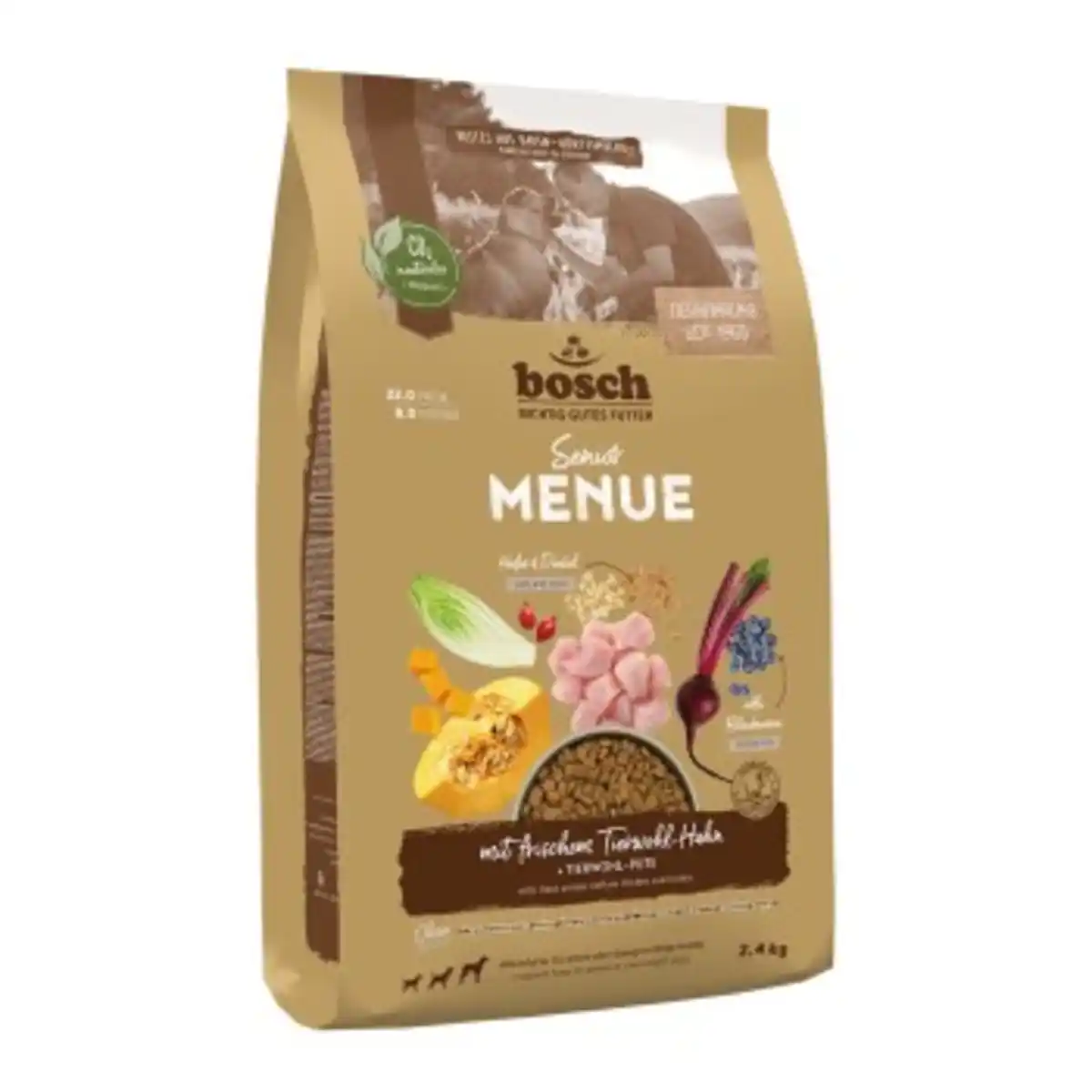 Bild 1 von bosch HPC Trockenfutter Hund Senior Menue Tierwohl-Huhn 2,4 kg