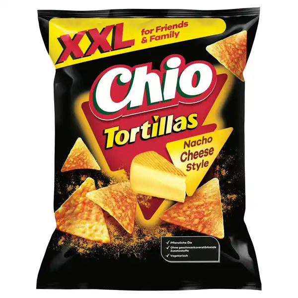 Bild 1 von CHIO Tortillas XXL 200 g, Nacho Cheese